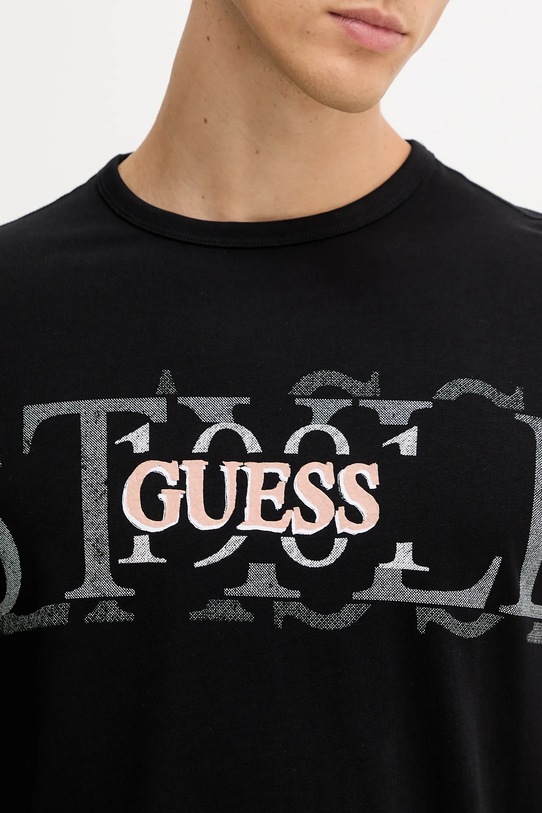 Pamučna majica Guess M5YI14.I3Z14 crna