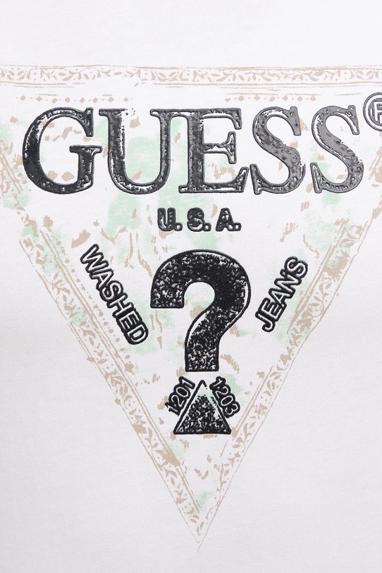Guess t-shirt bawełniany M5YI15.I3Z14 biały