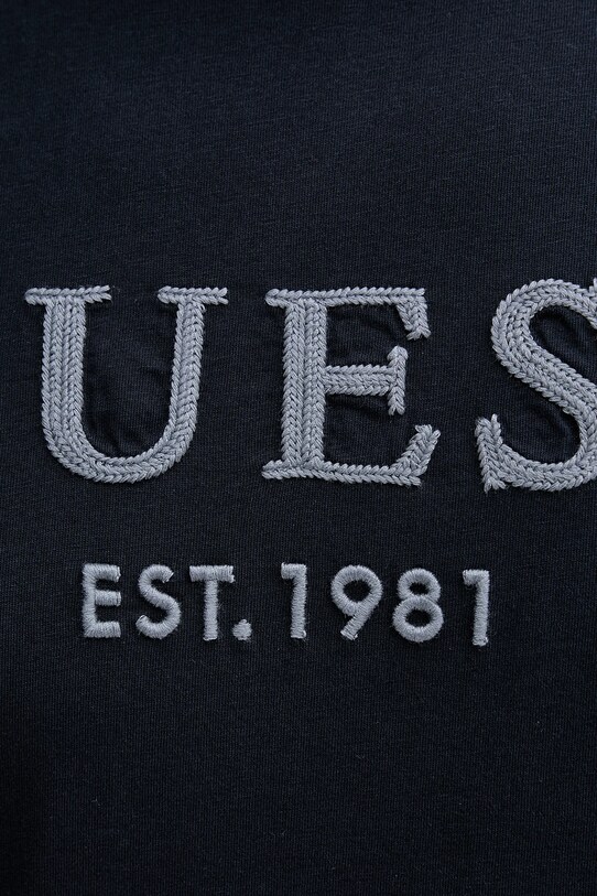 Guess tricou din bumbac bleumarin M5YI17.I3Z14