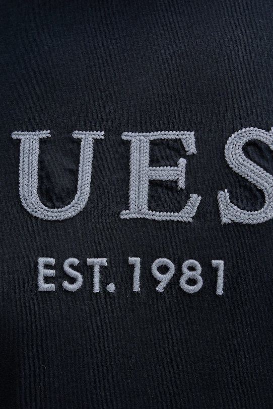 Памучна тениска Guess тъмносин M5YI17.I3Z14