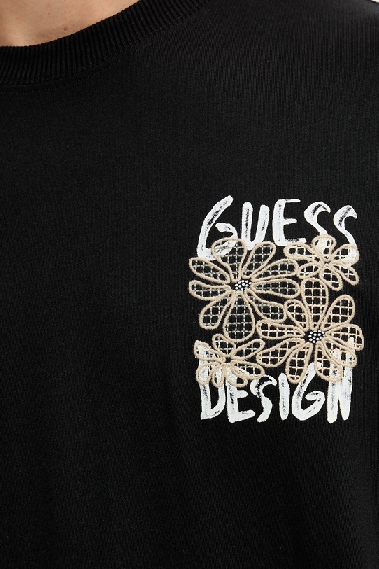 Guess t-shirt bawełniany M5YI20.K8FQ4 czarny