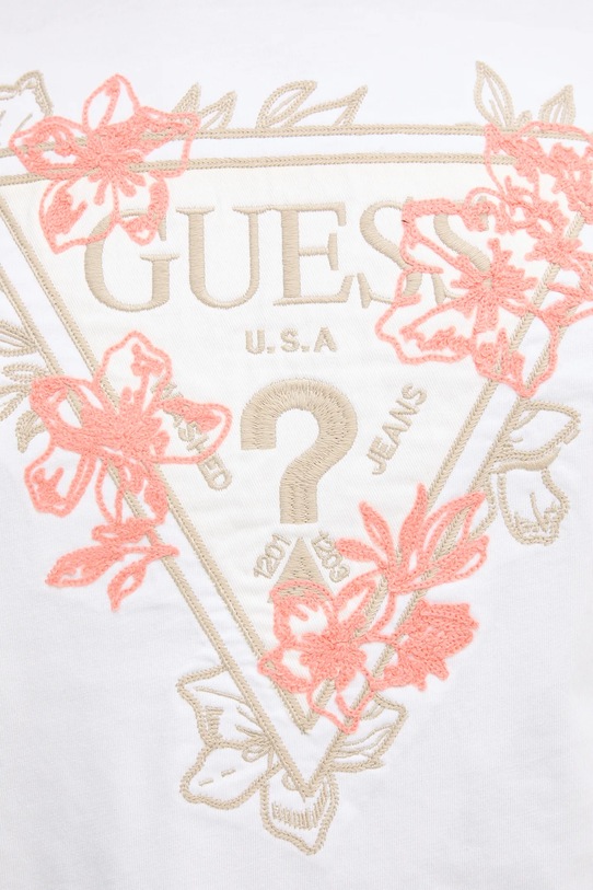 Guess t-shirt bawełniany M5YI21.K8FQ4 biały