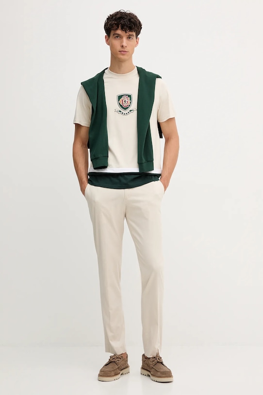 Guess tricou din bumbac M5YI23.K8FQ4 bej AW25