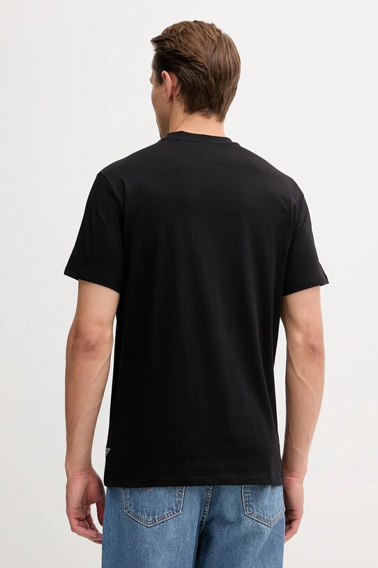 Guess tricou din bumbac M5YI41.KBW41 negru AW25