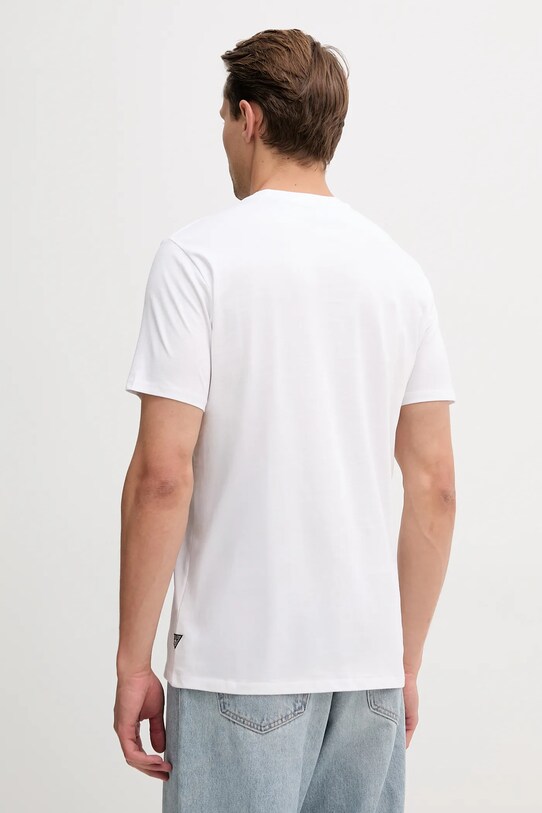 Guess tricou din bumbac M5YI44.KBW41 alb AW25