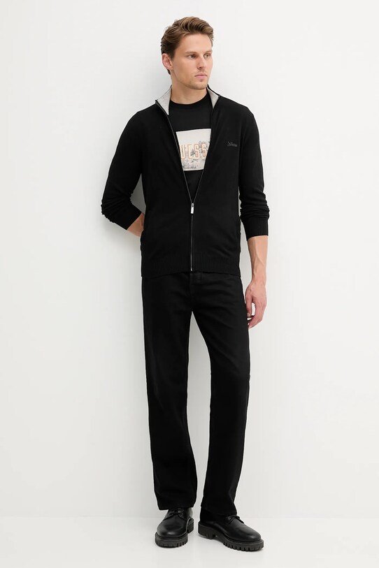 Bavlnené tričko Guess M5YI45.KBW41 čierna AW25