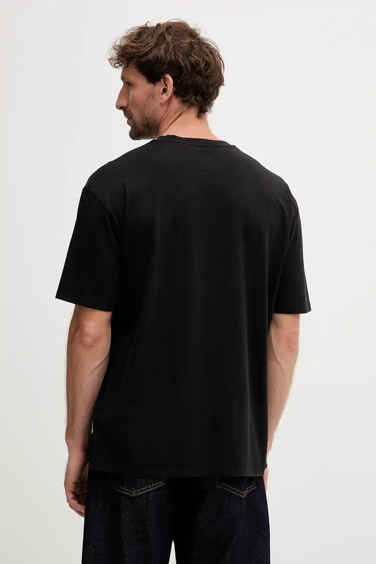 Oblečení Bavlněné tričko Guess WORLDWIDE M5YI49.KBW41 černá