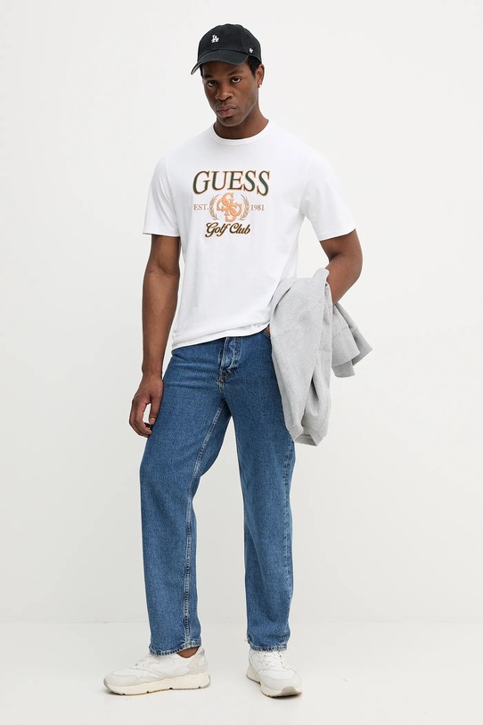 Guess t-shirt in cotone M5YI69.KBW41 bianco AW25