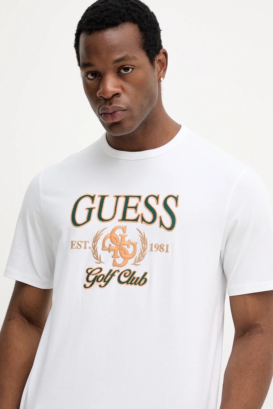 Guess t-shirt in cotone bianco M5YI69.KBW41