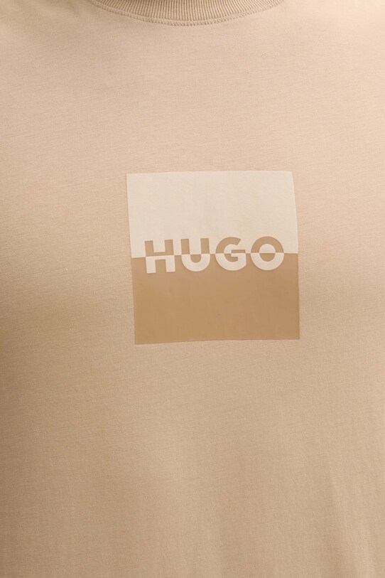 HUGO pamut póló zöld 50542784