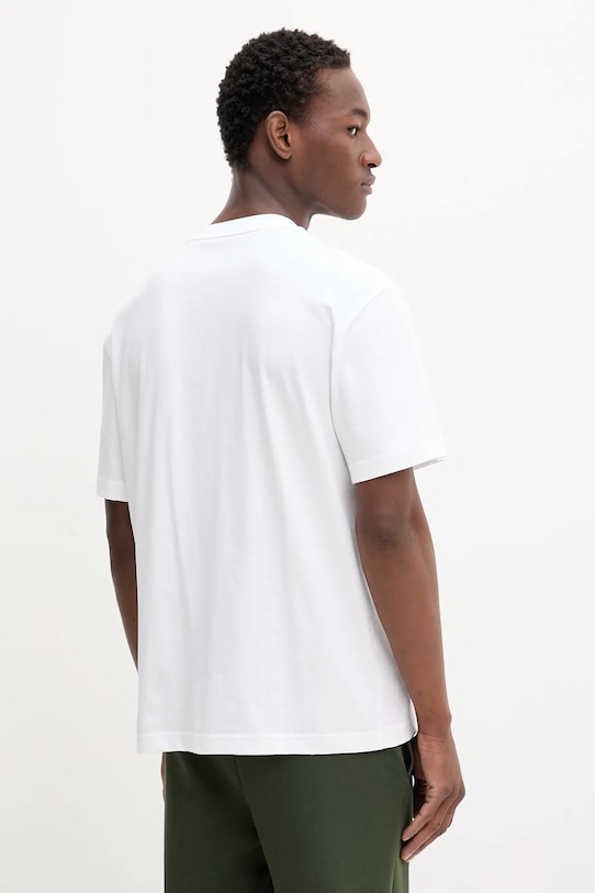 Ρούχα Βαμβακερό μπλουζάκι HUGO 50545363 λευκό