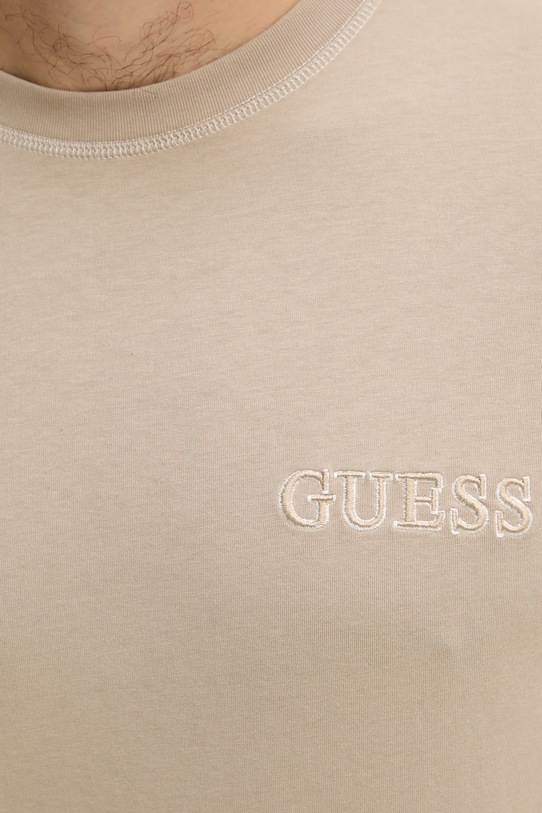 Guess pamut póló U5RI01.KCAM1 bézs