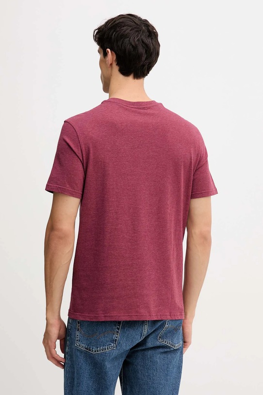 Odzież United Colors of Benetton t-shirt bawełniany 3UWFU10AU bordowy