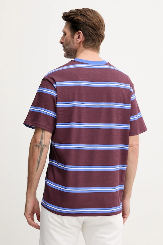 Îmbrăcăminte United Colors of Benetton tricou din bumbac 380ZU10AY burgundia