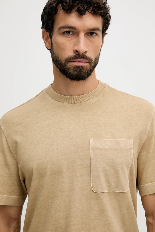 United Colors of Benetton t-shirt bawełniany zielony 3ZITU10AV