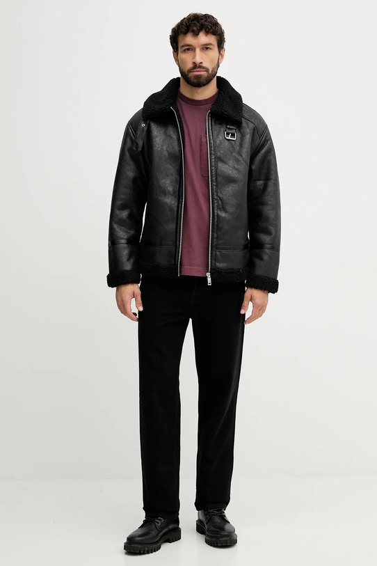 Βαμβακερό μπλουζάκι United Colors of Benetton 3ZITU10AV μπορντό AW25