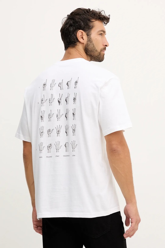 Îmbrăcăminte United Colors of Benetton tricou din bumbac 3MI5U10AX alb