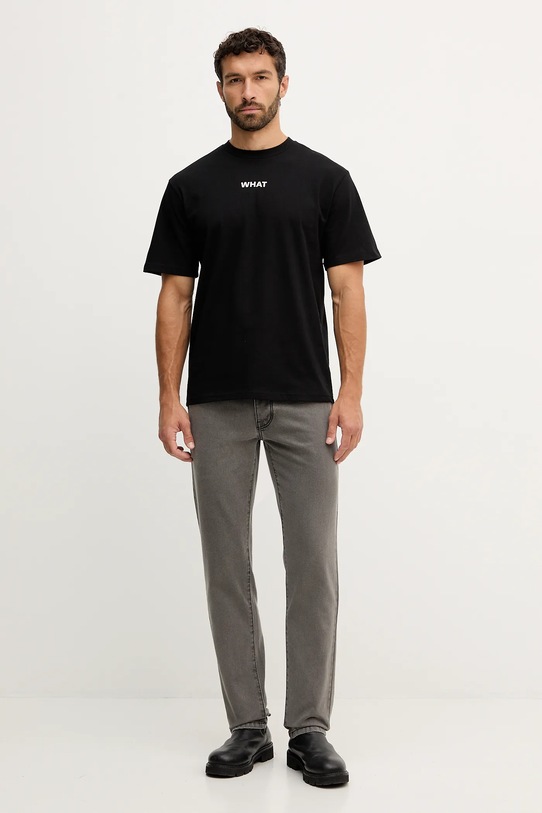 Bavlněné tričko United Colors of Benetton 3MI5U10AX černá AW25