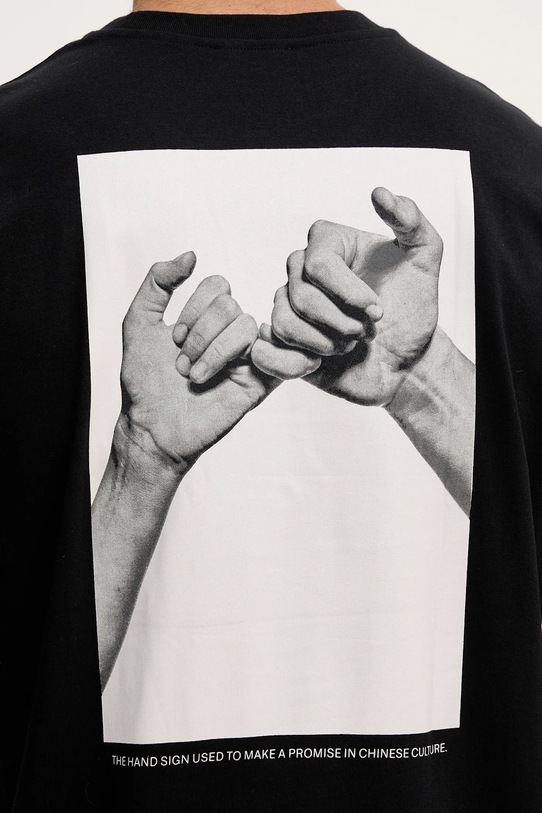 United Colors of Benetton t-shirt bawełniany 3MI5U10AX czarny