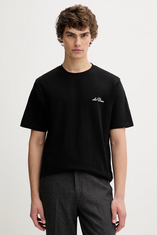 Odzież Les Deux t-shirt bawełniany 1000212 czarny