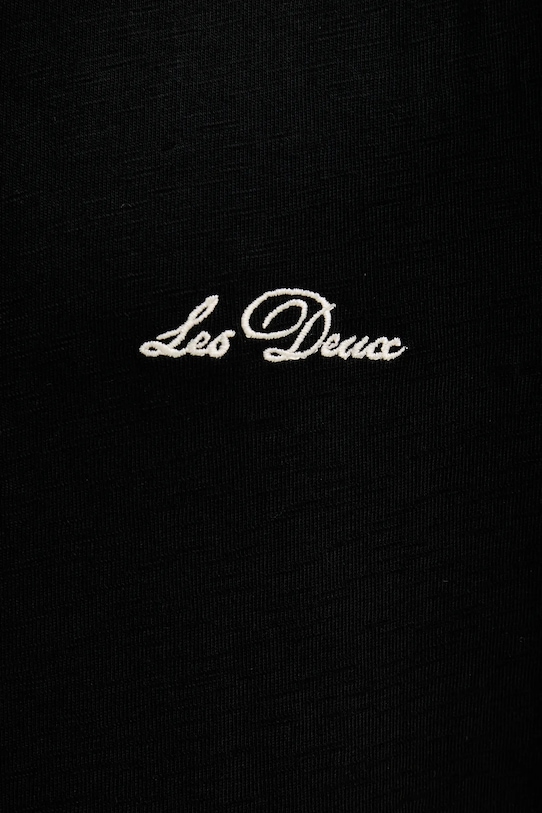 Les Deux tricou din bumbac 1000212 negru