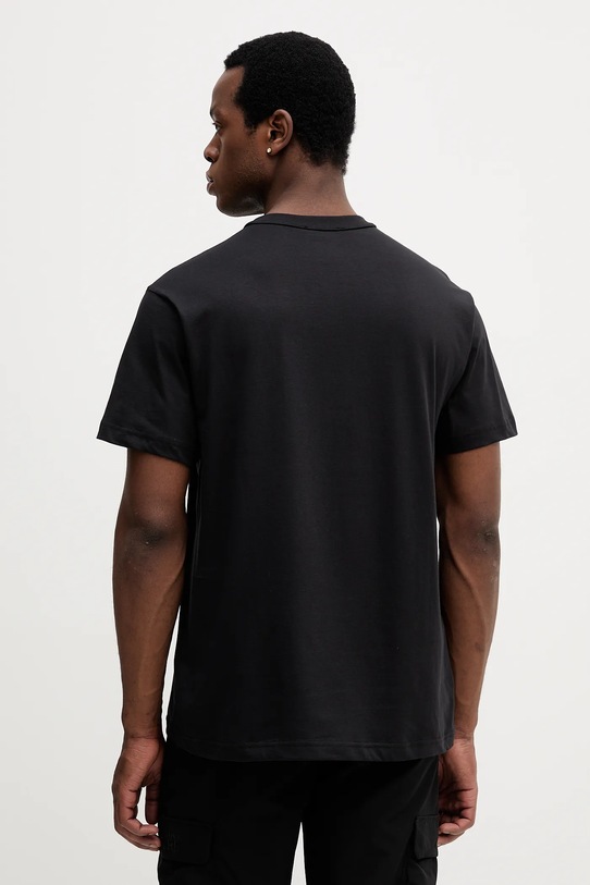 Odzież Versace Jeans Couture t-shirt bawełniany 79GAHT02.CJ00T czarny