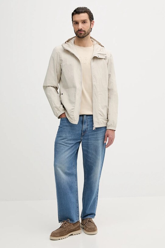 Barbour pamut póló BANFORD MTS1443 bézs AW25