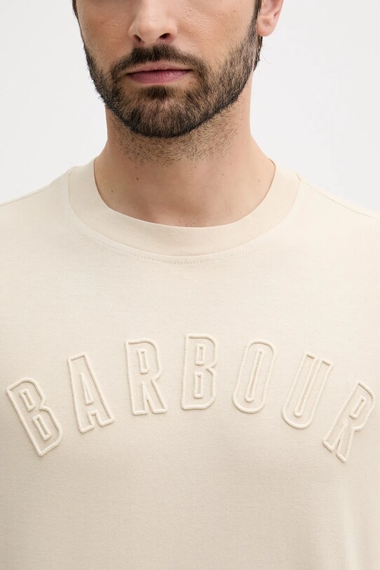 Barbour pamut póló BANFORD MTS1443 bézs