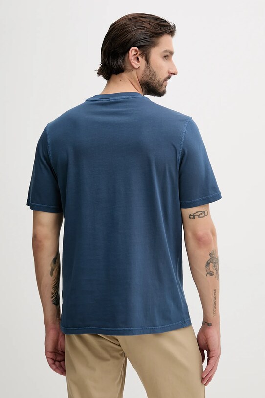 Îmbrăcăminte Barbour tricou din bumbac BANFORD MTS1443 bleumarin