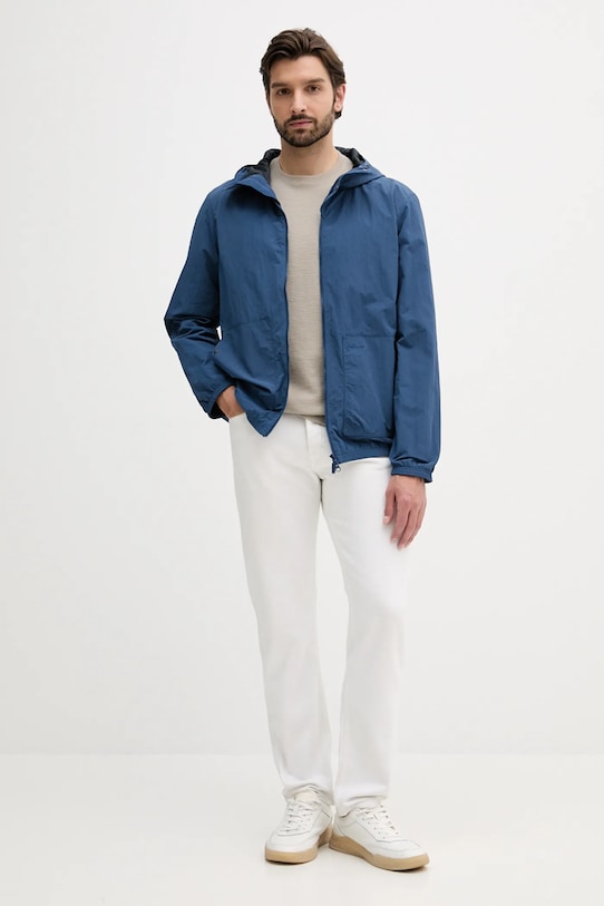 Bavlněné tričko Barbour PLATFORD MTS1464 béžová AW25