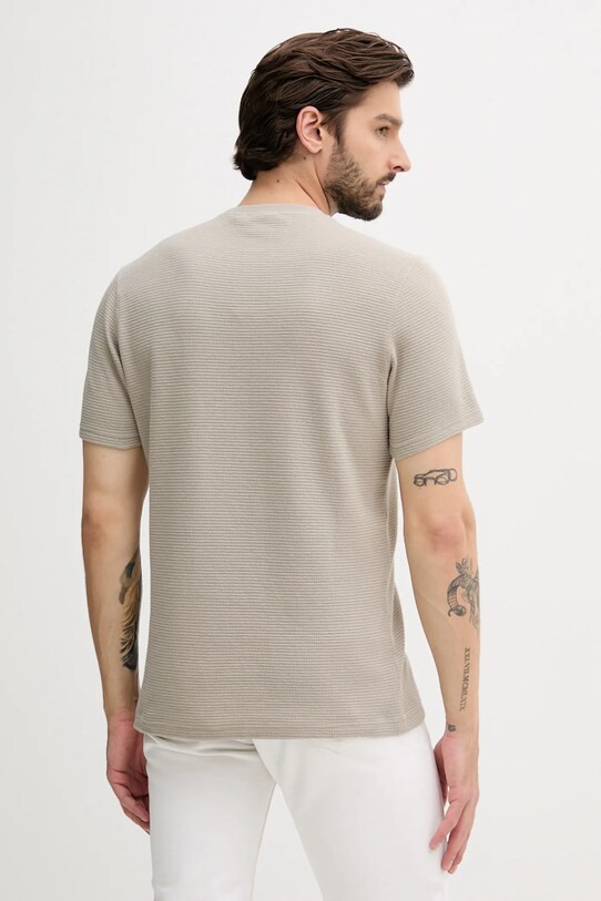 Îmbrăcăminte Barbour tricou din bumbac PLATFORD MTS1464 bej