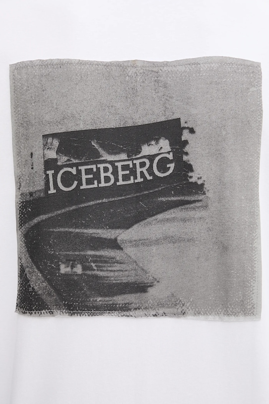 Iceberg t-shirt F024.6318 biały