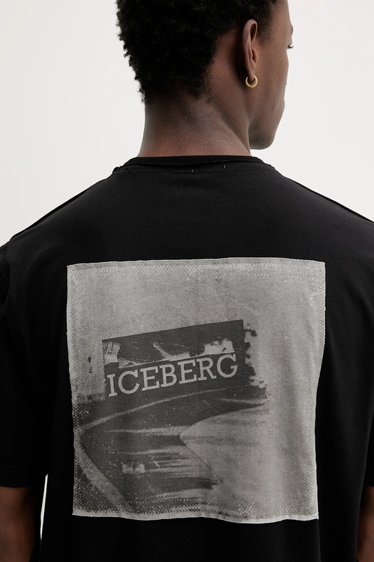 Iceberg t-shirt F024.6318 czarny