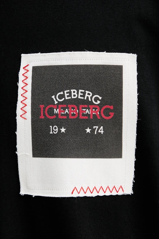 Iceberg t-shirt bawełniany F042.6304 czarny