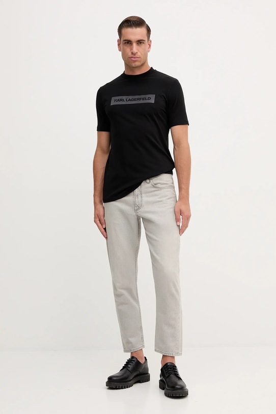 Karl Lagerfeld tricou 554221.755035 negru AW25