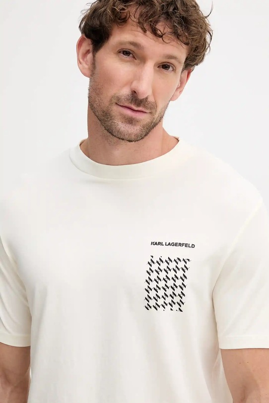 Karl Lagerfeld tricou bej 554221.755034