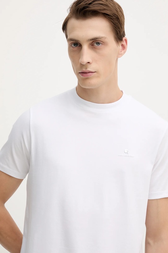 Karl Lagerfeld t-shirt biały 554235.755053