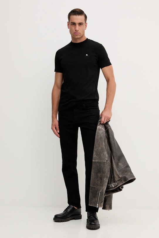 Tričko Karl Lagerfeld 554235.755053 čierna AW25