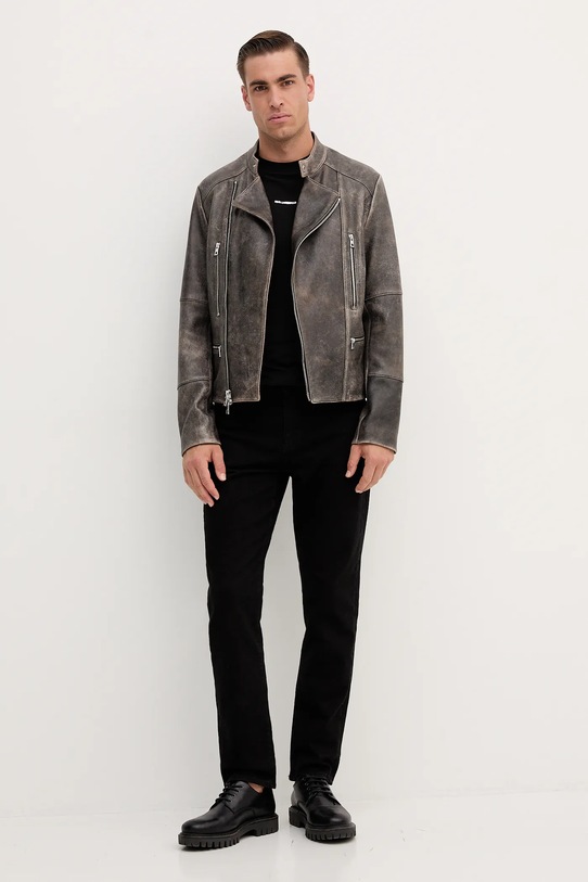 Бавовняна футболка Karl Lagerfeld 554235.755051 чорний AW25