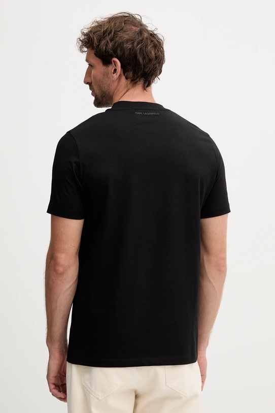 Odzież Karl Lagerfeld t-shirt bawełniany 554225.755046 czarny