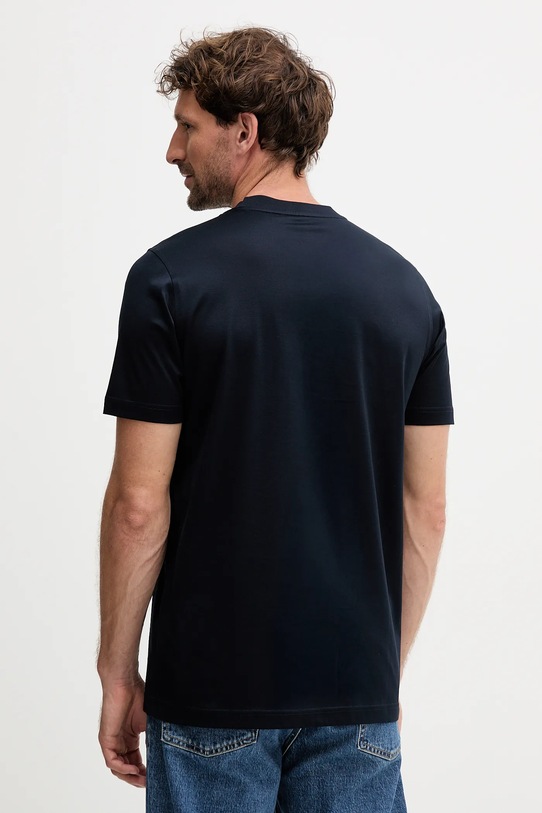 Odzież Karl Lagerfeld t-shirt bawełniany 554200.755002 granatowy