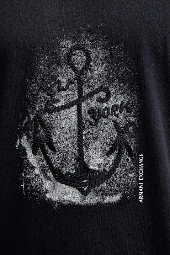 Armani Exchange t-shirt bawełniany XM001075.AF12308 czarny