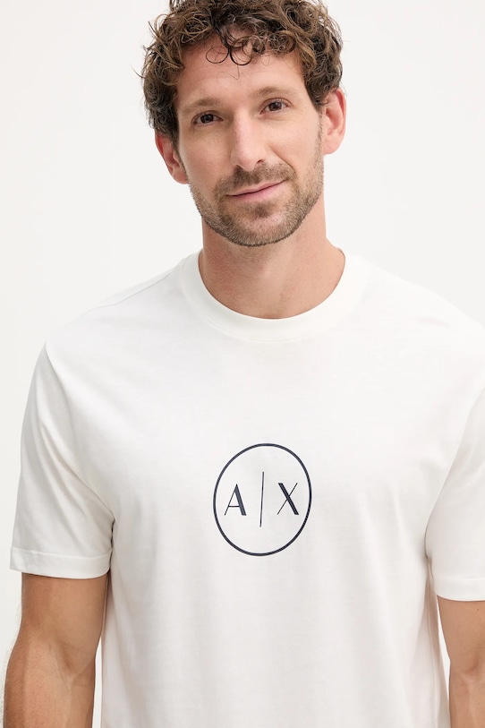 Odzież Armani Exchange t-shirt bawełniany XM001853.AF10356 beżowy