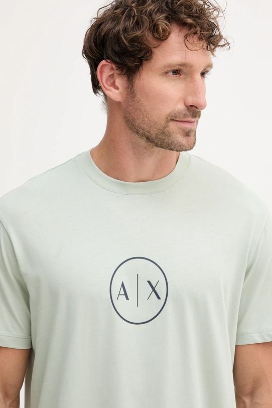 Odzież Armani Exchange t-shirt bawełniany XM001853.AF10356 zielony