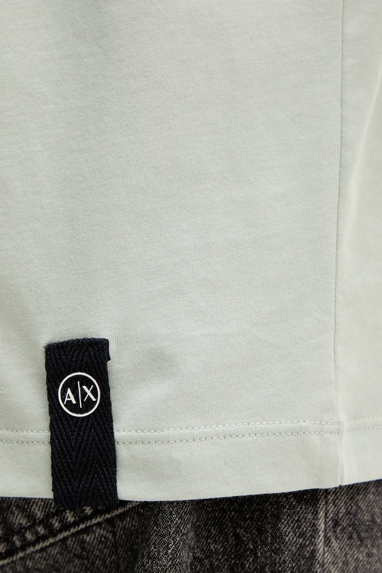 Armani Exchange t-shirt bawełniany zielony XM001853.AF10356