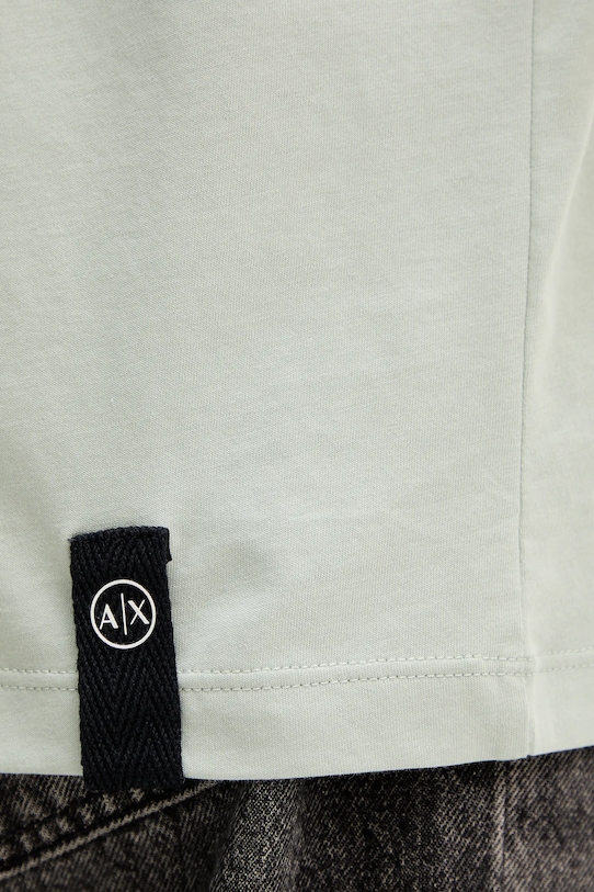 Armani Exchange t-shirt bawełniany zielony XM001853.AF10356