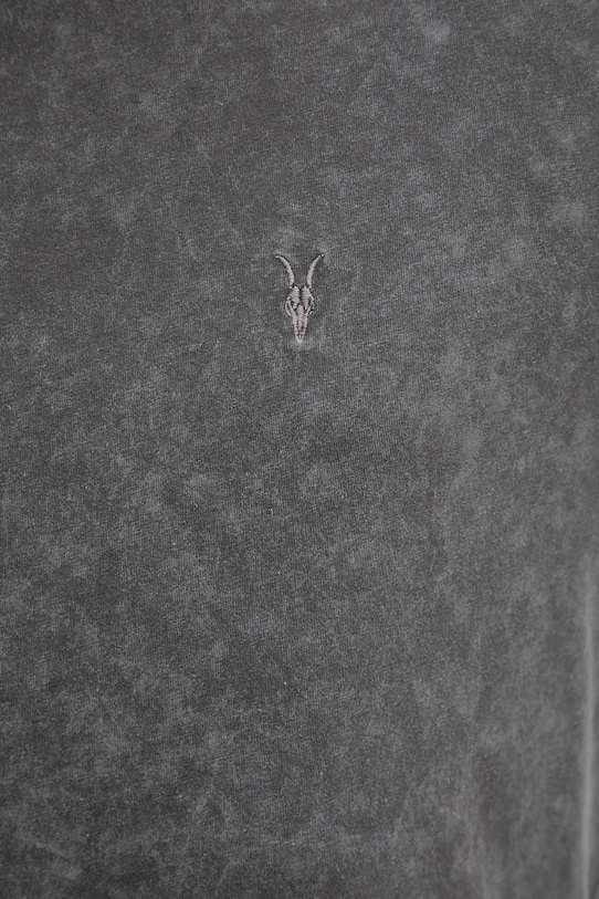 Bavlnené tričko AllSaints SAKA M016JC sivá