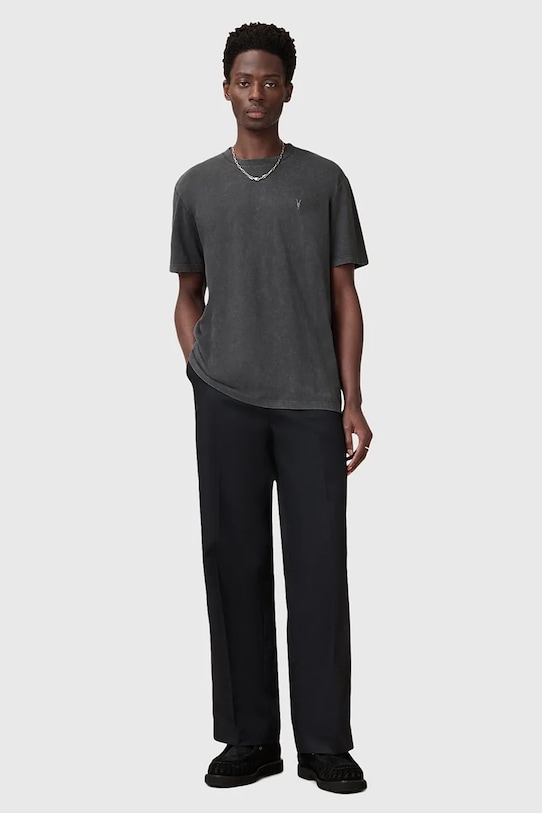 AllSaints t-shirt bawełniany SAKA szary M016JC