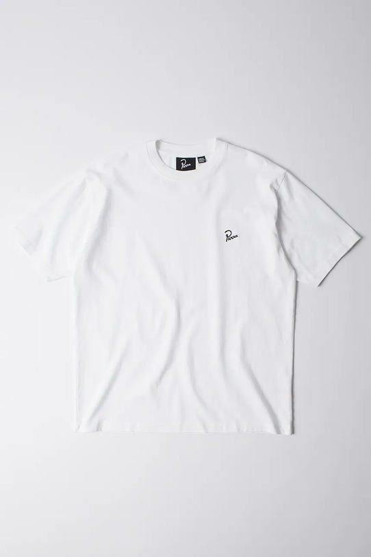 by Parra tricou Signature uni alb 54115