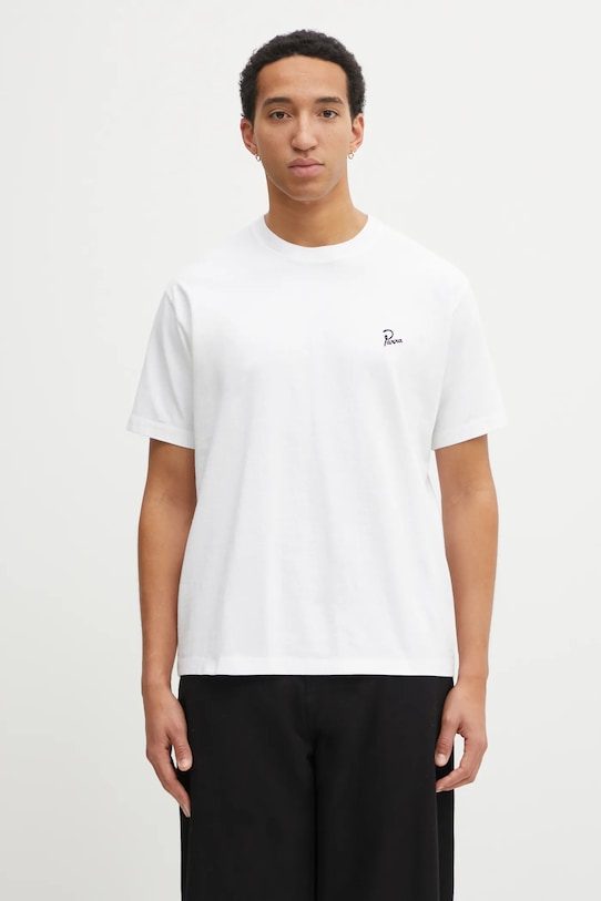 Μπλουζάκι by Parra Signature χαλαρό λευκό 54115